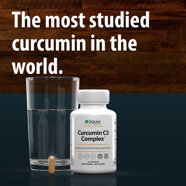 Jigsaw Curcumin C3 Complex "the most studied curcumin in the world"