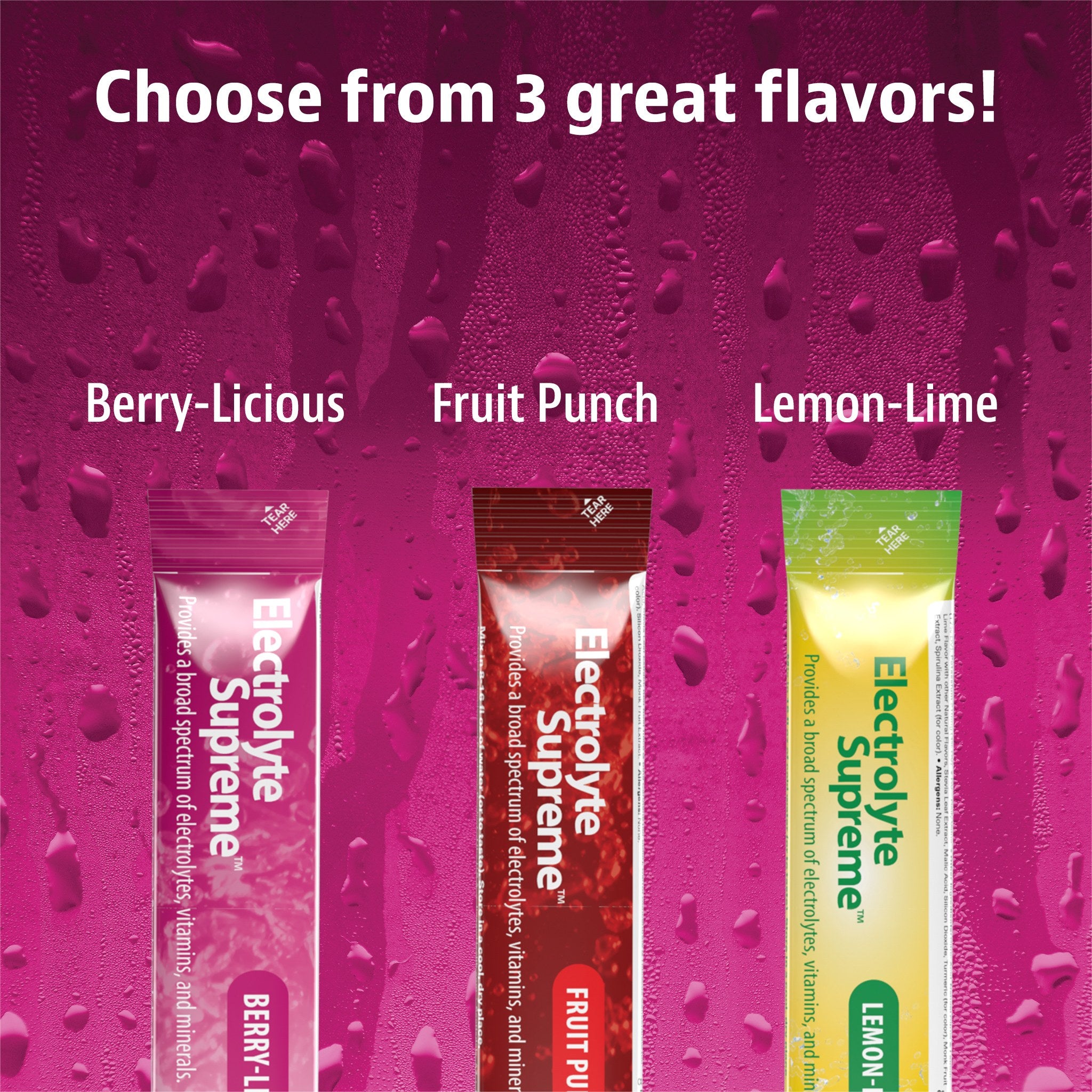 Jigsaw Electrolyte Supreme™Berry-Licious Packets - View 10