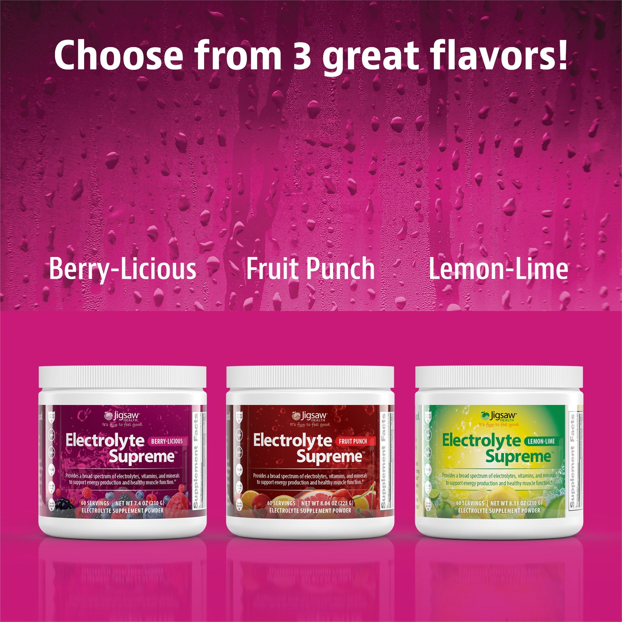 Jigsaw Electrolyte Supreme™Berry-Licious Jar - View 10