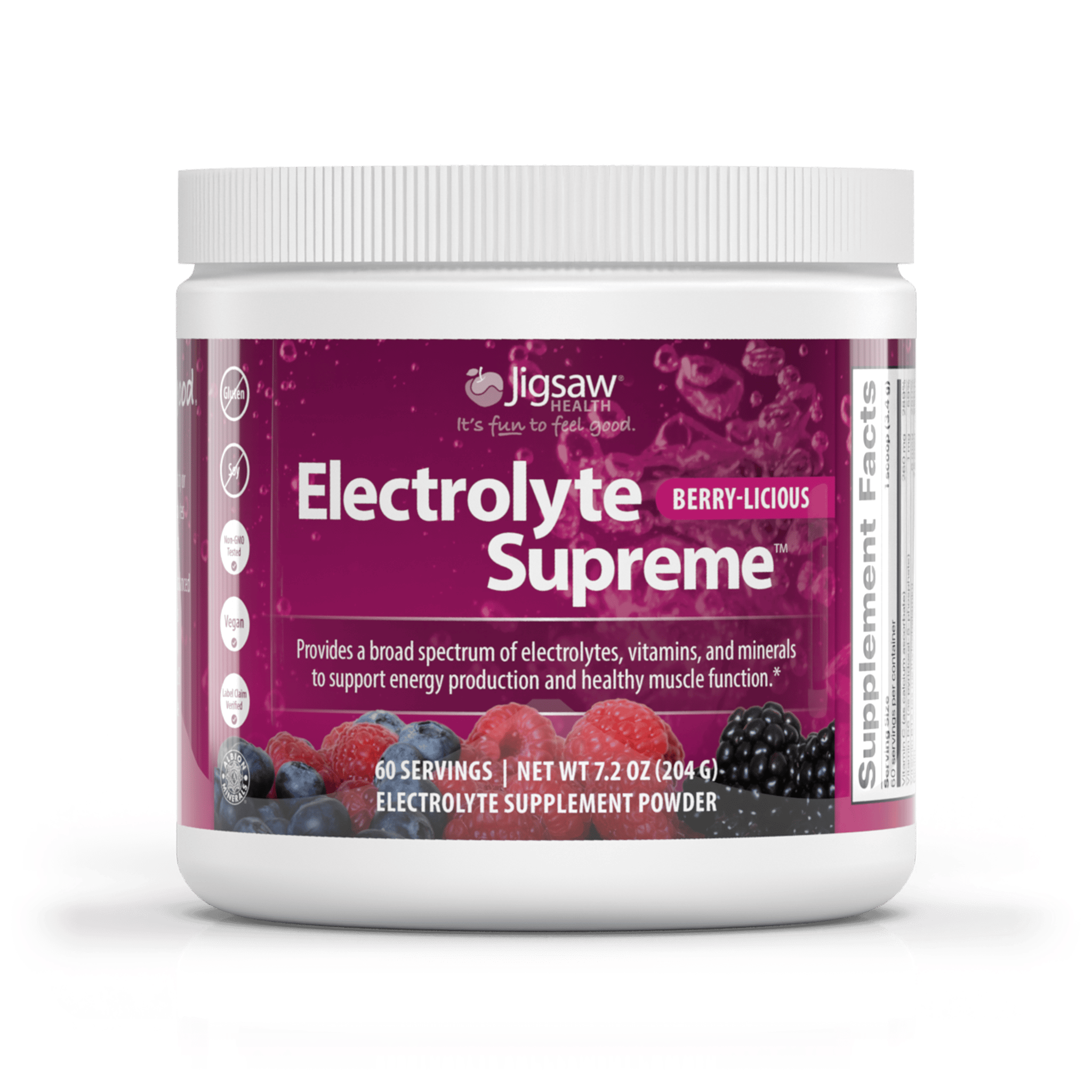 Jigsaw Electrolyte Supreme Berrylicious jar