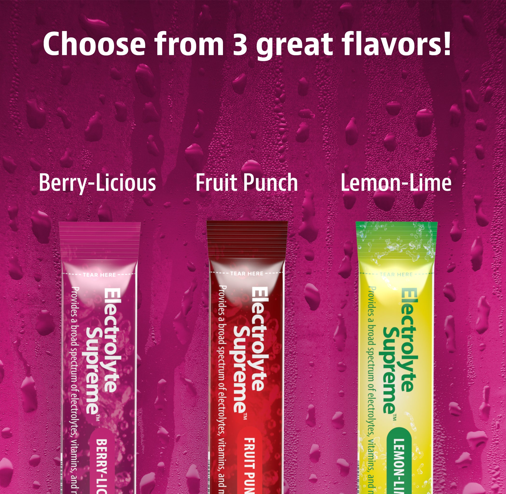 Jigsaw Electrolyte Supreme™Berry-Licious Packets - View 9