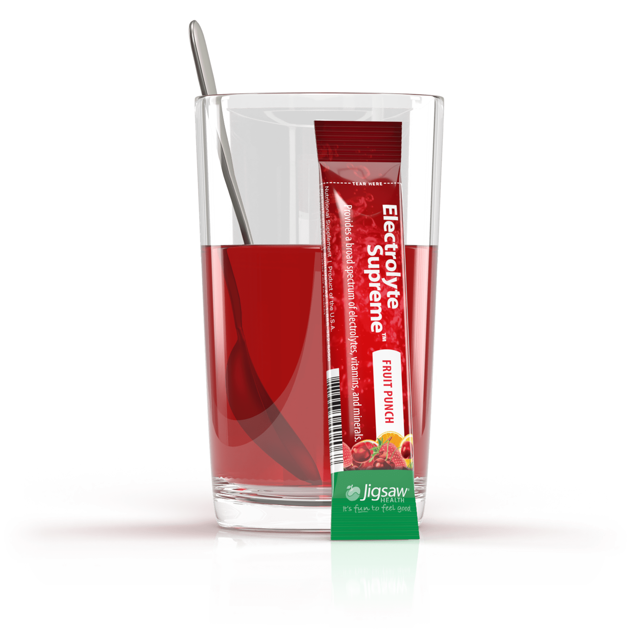 Product Slider Image for Jigsaw Electrolyte Supreme™ - Fruit Punch (packets)