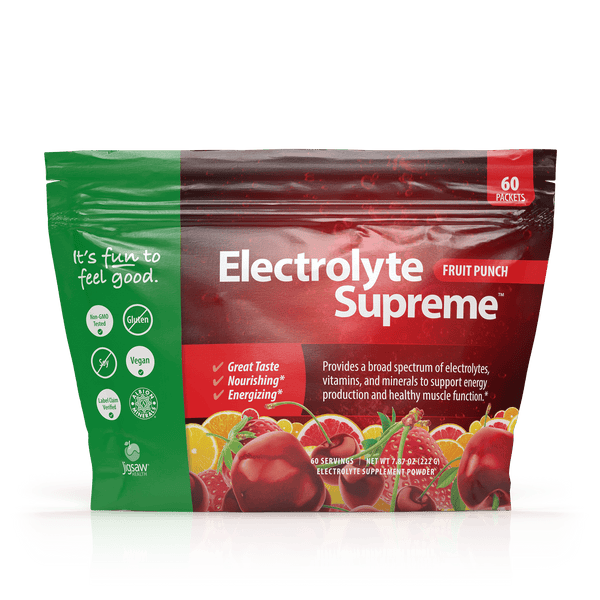 Jigsaw Electrolyte Supreme™ Fruit Punch (packets) - 60 Servings