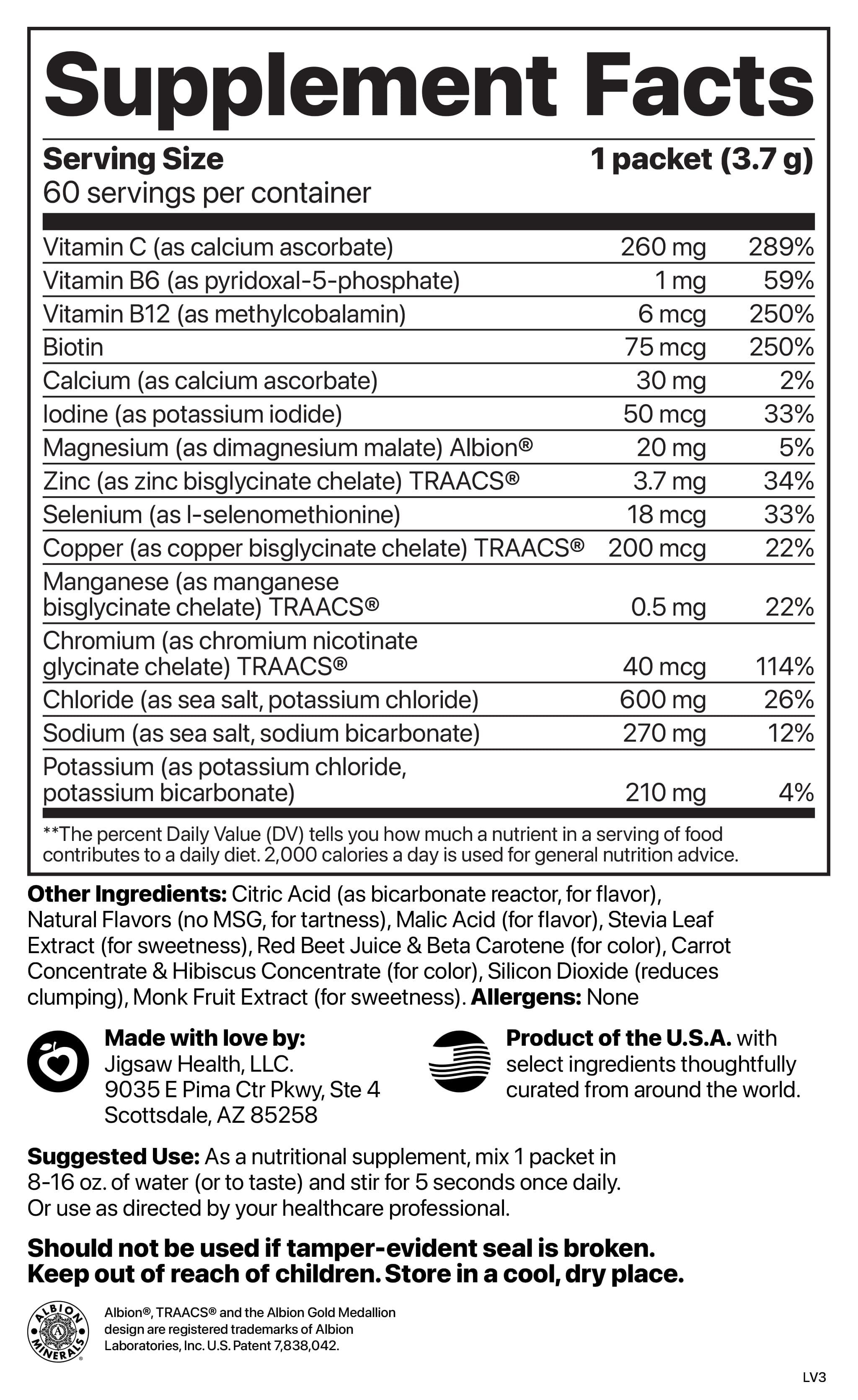 
                           Product Slider Image for Jigsaw Electrolyte Supreme Fruit Punch Packets
                        