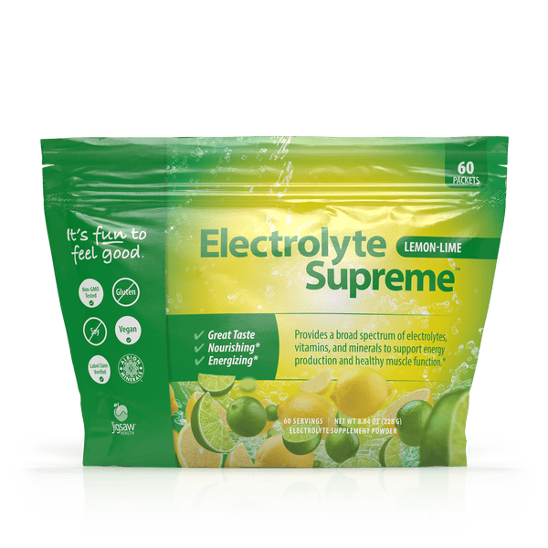 Jigsaw Electrolyte Supreme™ Lemon-Lime (packets) - 60 Servings