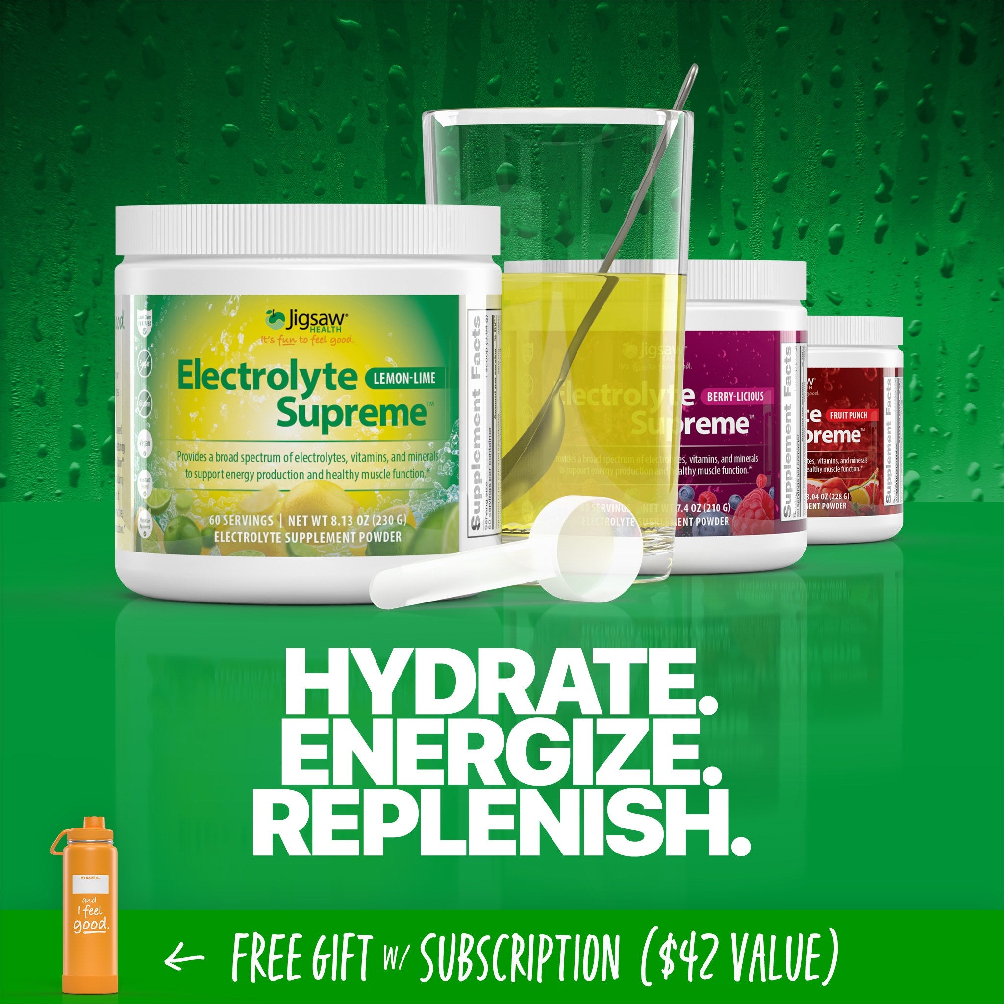 Jigsaw Electrolyte Supreme™Lemon-Lime Jar - View 2