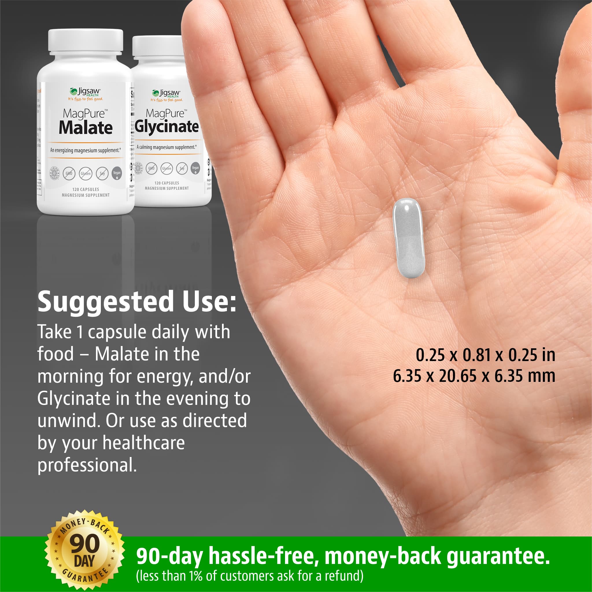 Jigsaw MagPure™Magnesium Glycinate (Calming) - View 6