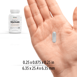 Jigsaw MagPure Glycinate pill in hand
