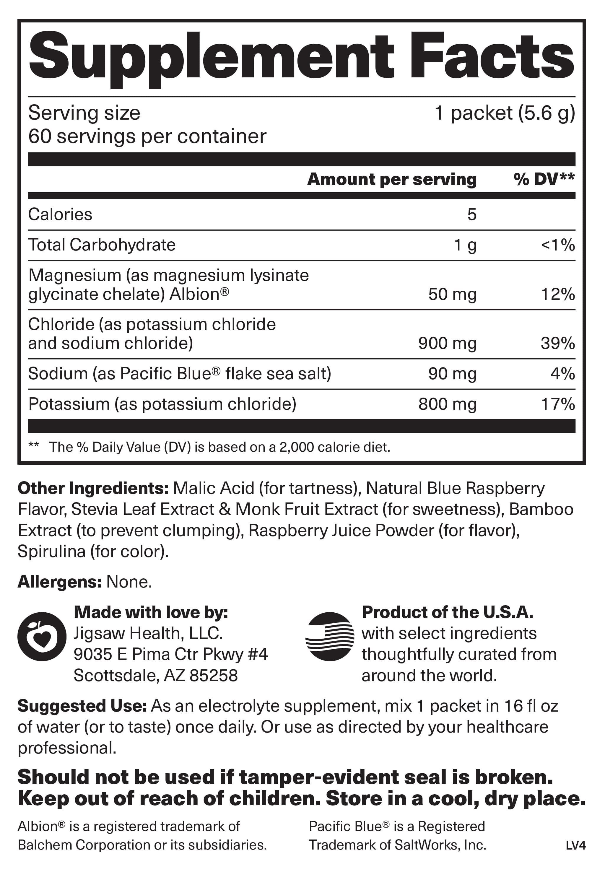 Pickleball Cocktail Blue Raspberry Jigsaw Pickleball Cocktail® | Potassium Electrolyte Drink | Sugar-Free