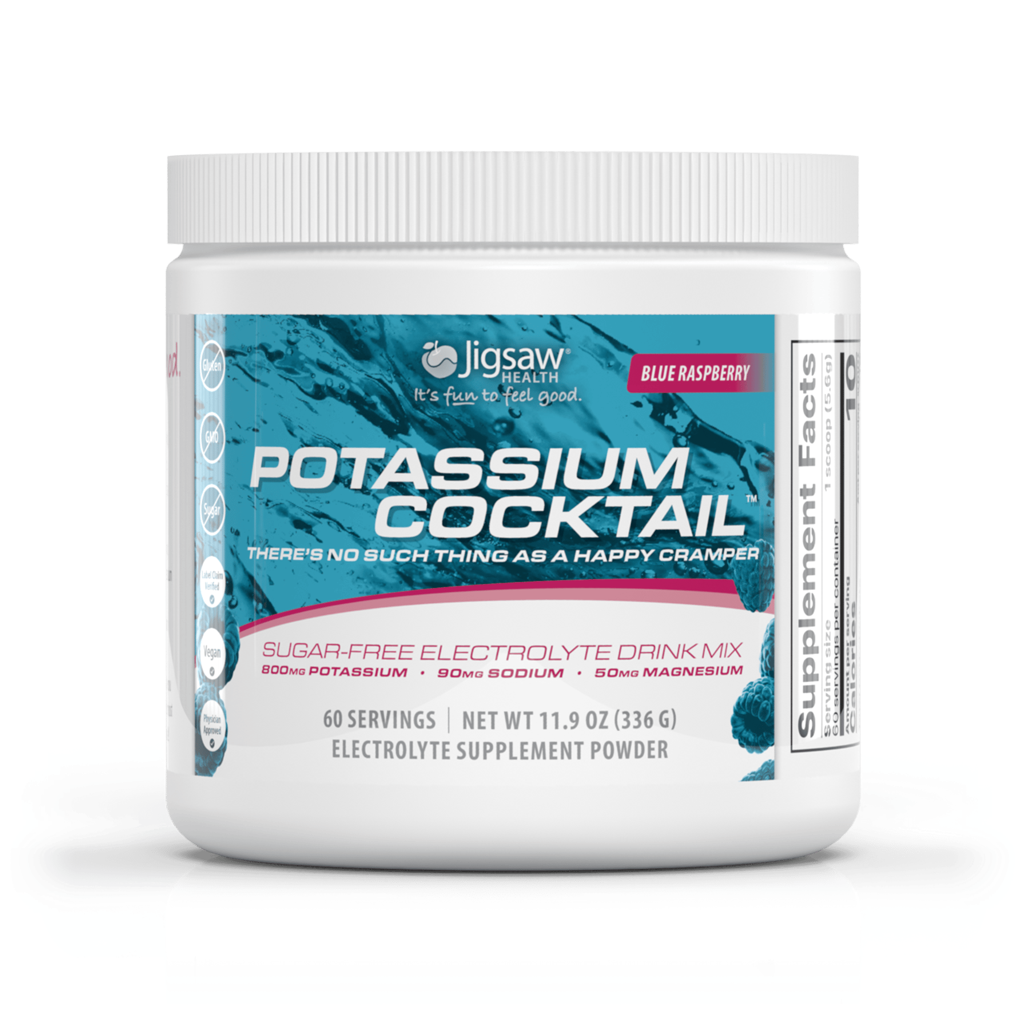 Jigsaw Potassium Cocktail Blue Raspberry Jar