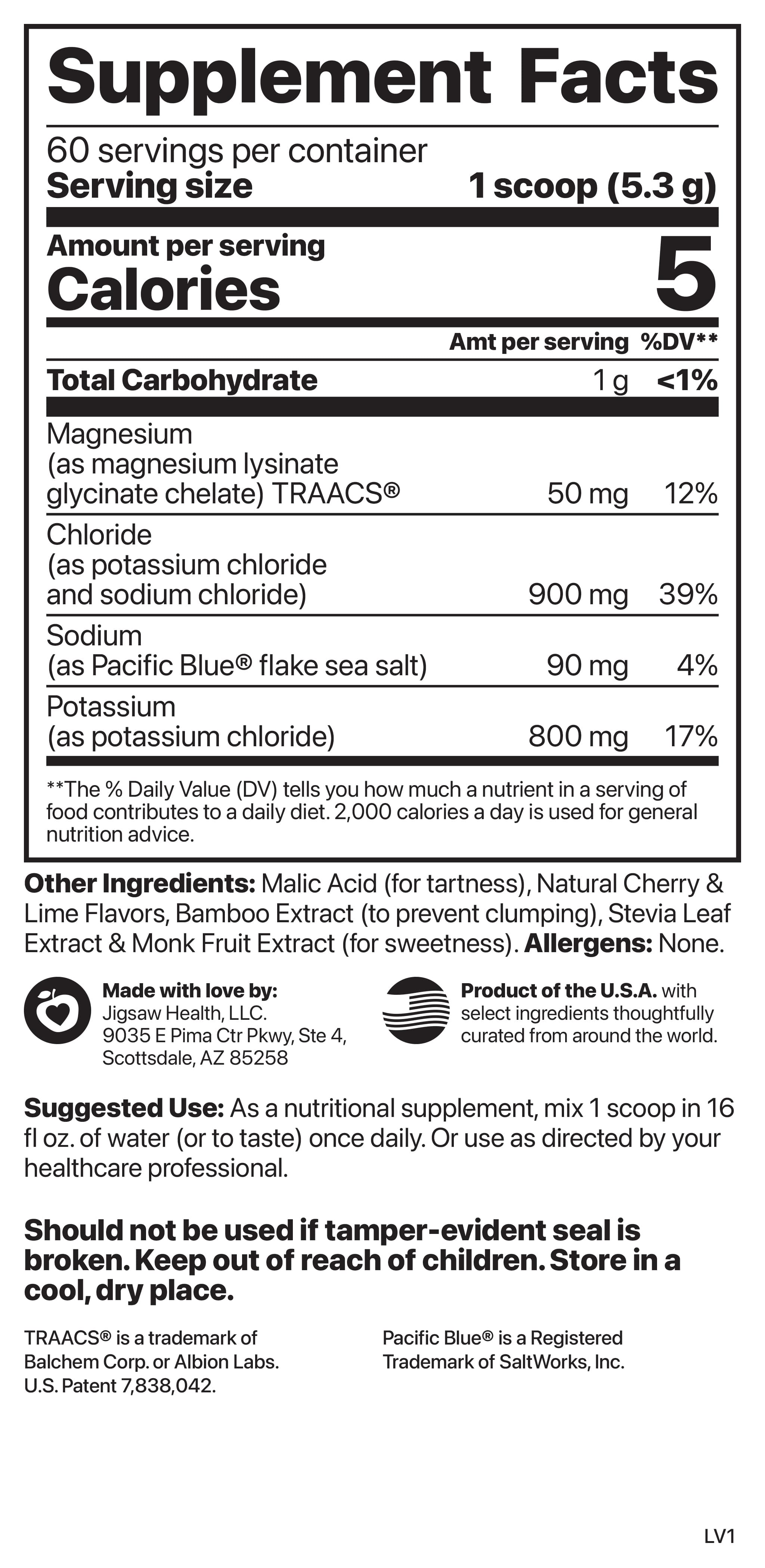 
                           Product Slider Image for Jigsaw Potassium Cocktail Cherry Limeade Jar
                        