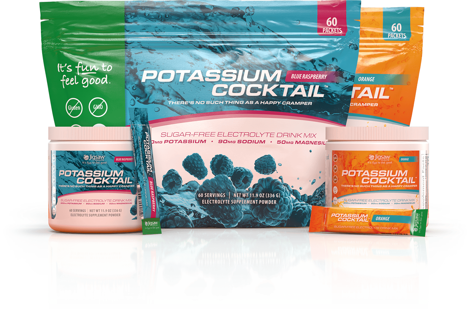 Pickleball Cocktail Blue Raspberry Jigsaw Pickleball Cocktail® | Potassium Electrolyte Drink | Sugar-Free