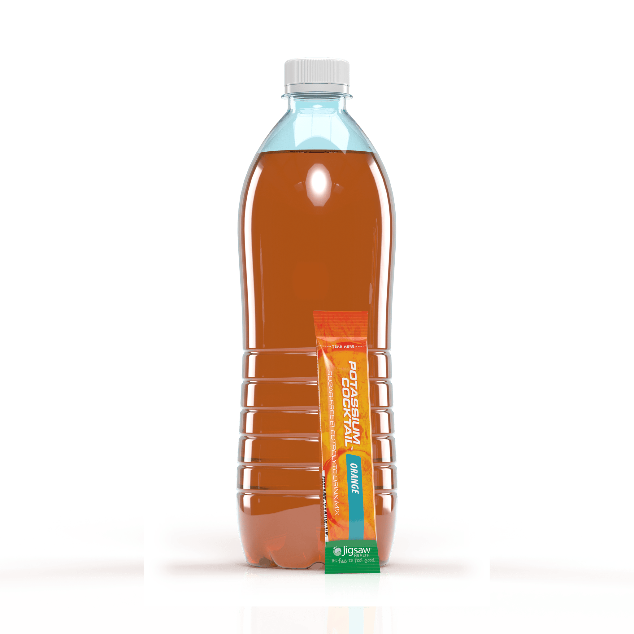 Jigsaw Potassium Cocktail Orange Bottle