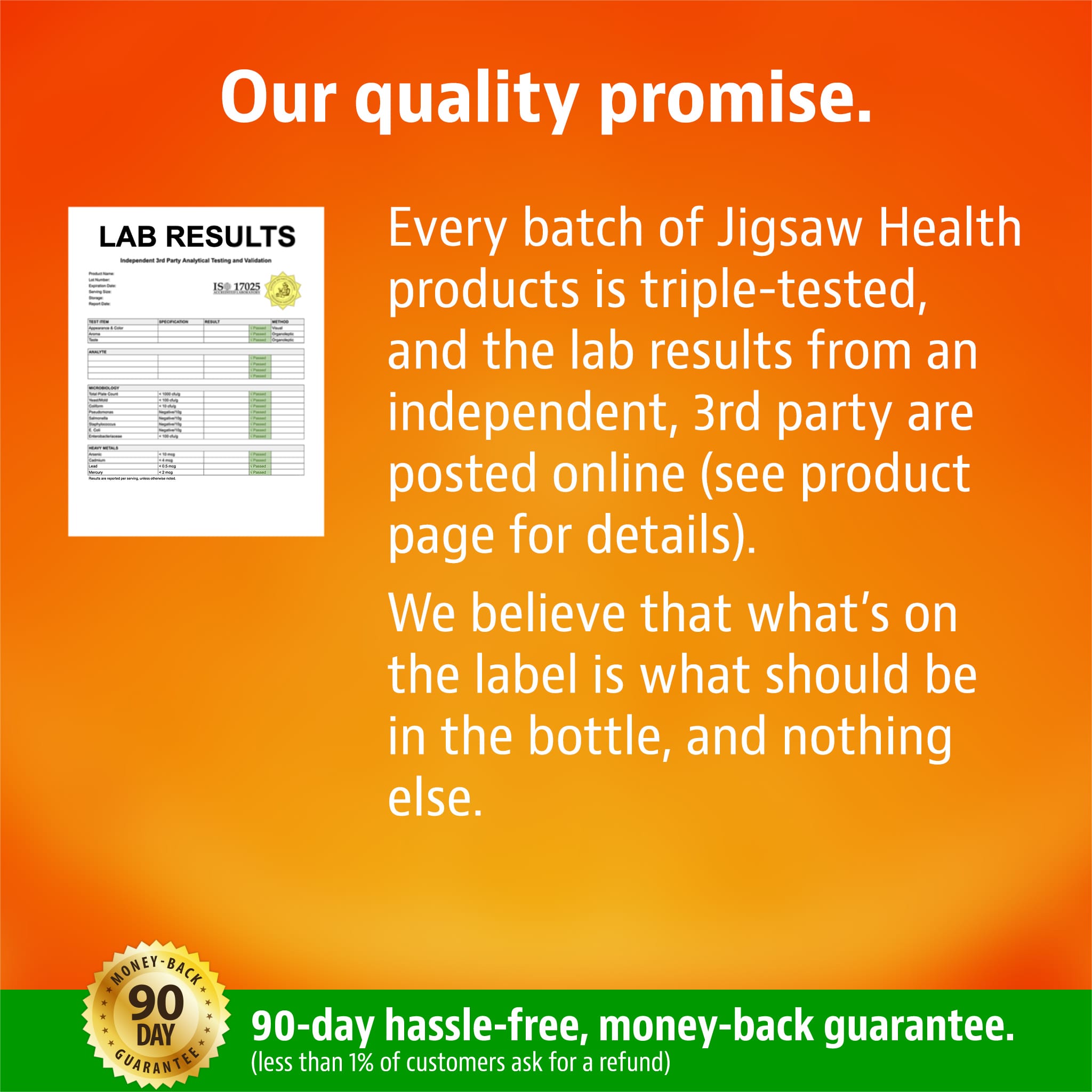 Jigsaw Potassium Cocktail™Orange Packets - View 8
