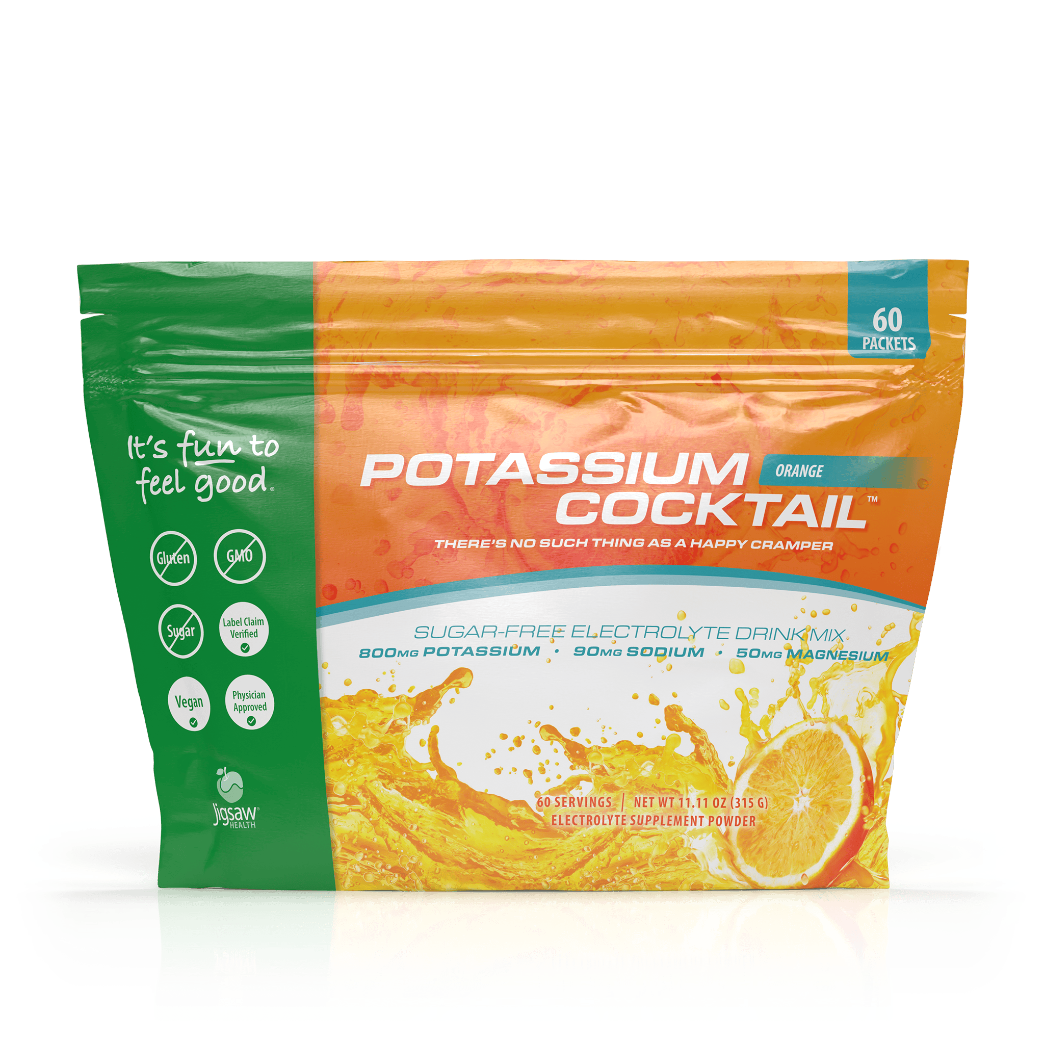 Jigsaw Potassium Cocktail Orange Bag