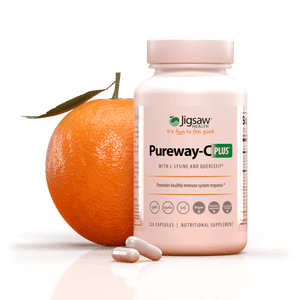 Jigsaw Pureway C Plus bottle and orange