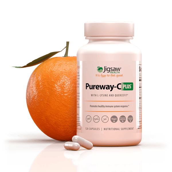 Jigsaw Pureway C Plus bottle and orange