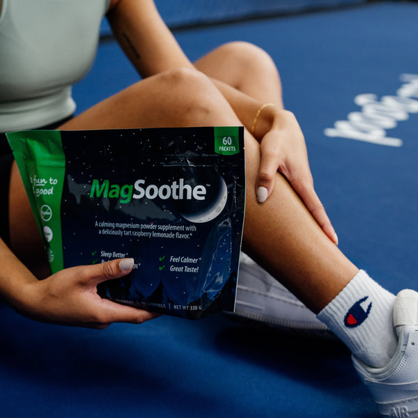 woman holding a MagSoothe bag