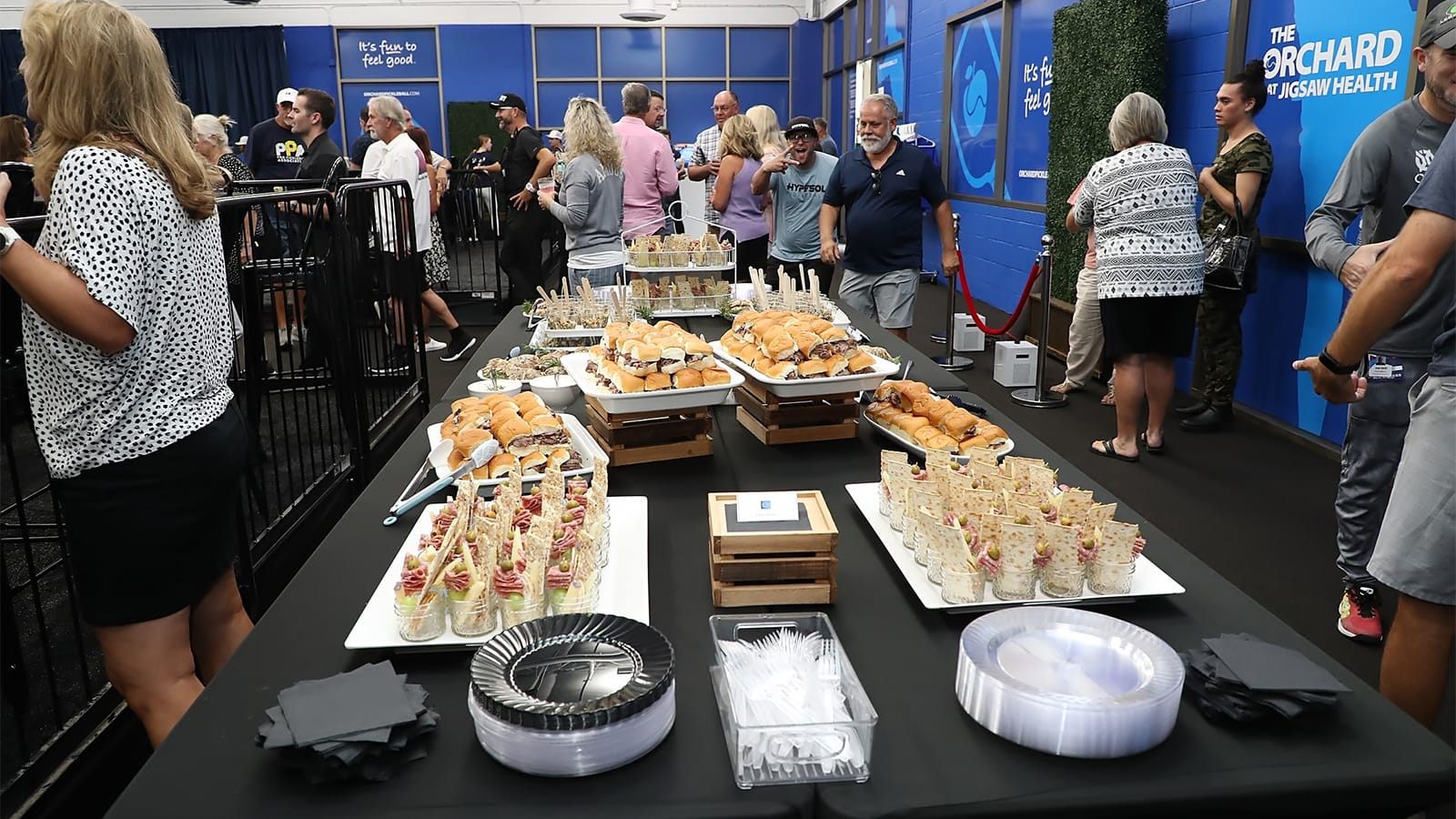 food at the Orchard pickleball courts