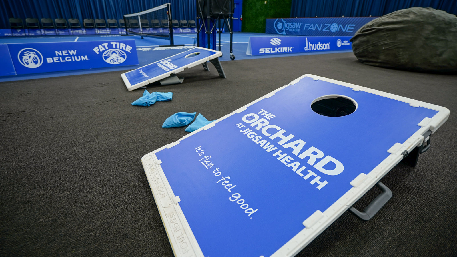 Cornhole at the Orchard