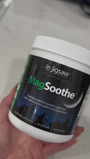 Customer holding magsoothe jar