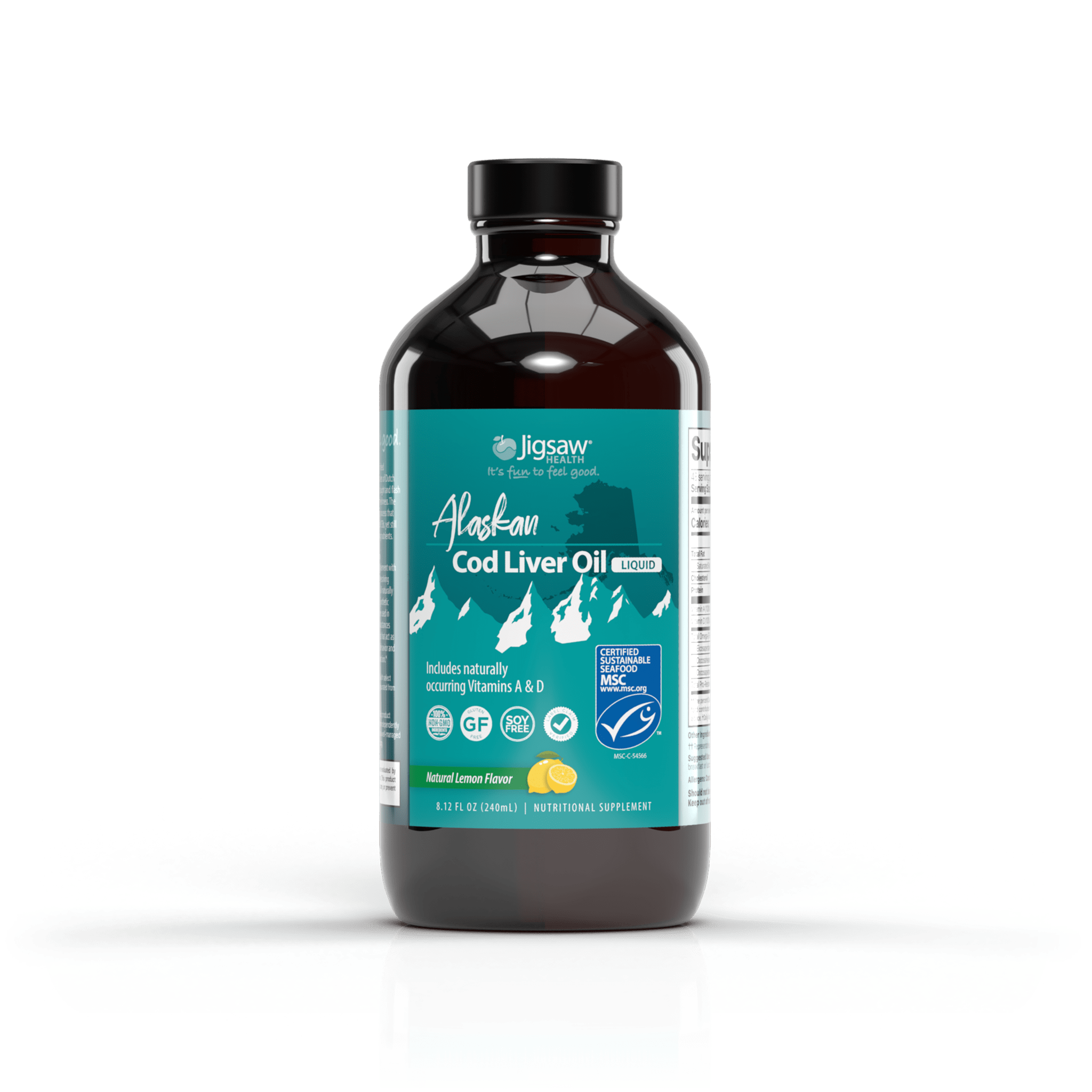 Jigsaw Alaskan Cod Liver Oil Liquid