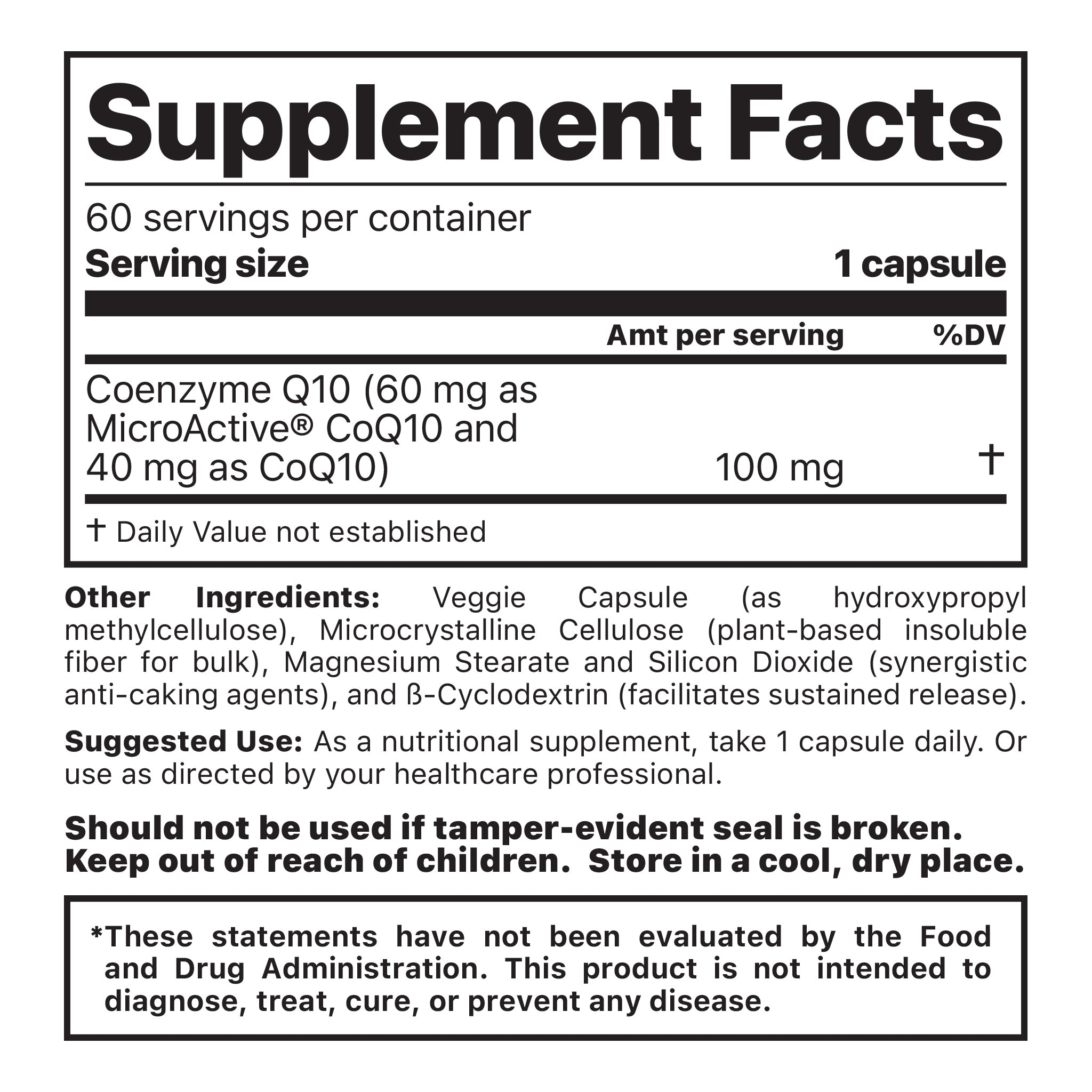 Supplement Facts image