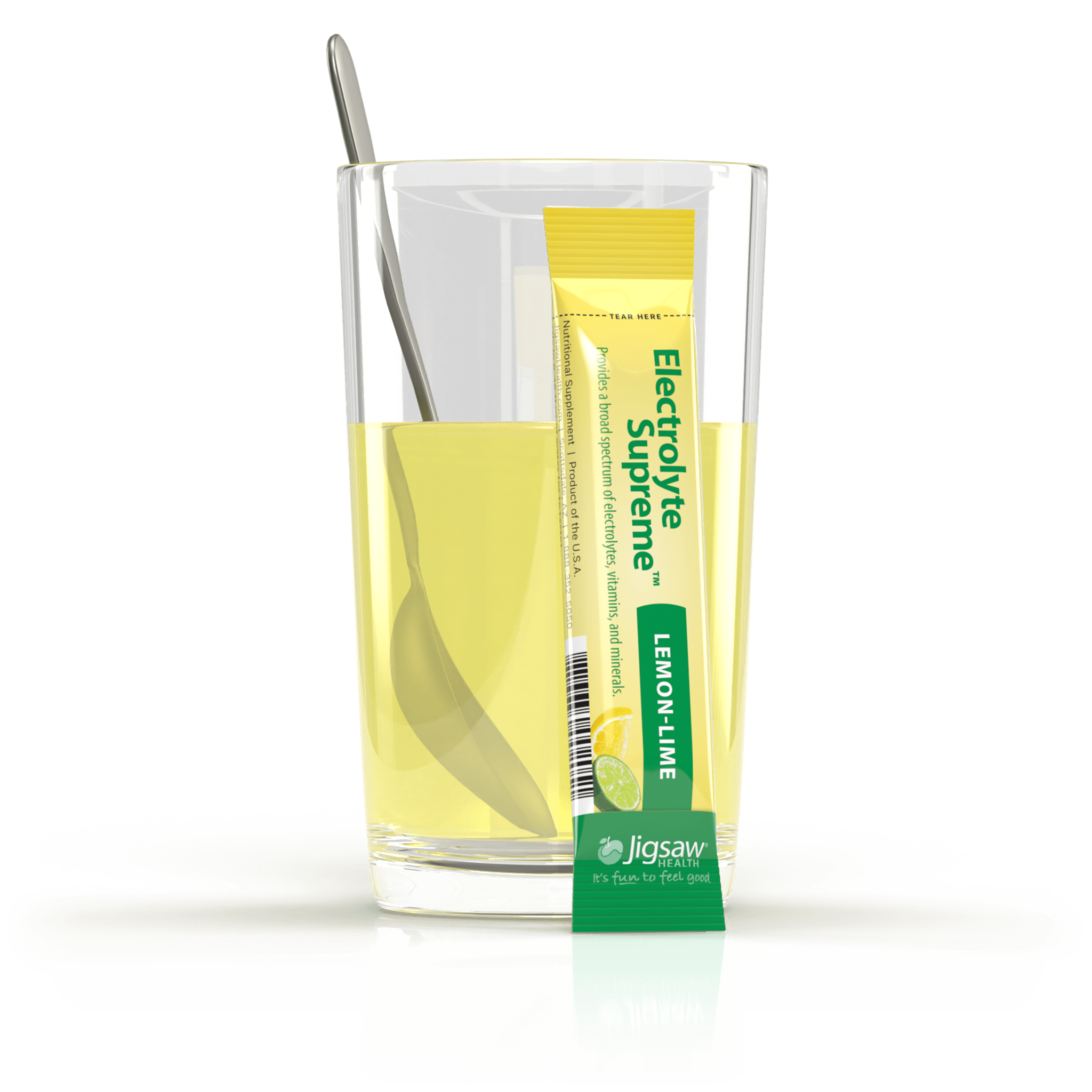 Product Slider Image for Jigsaw Electrolyte Supreme™ - Lemon-Lime (packets)