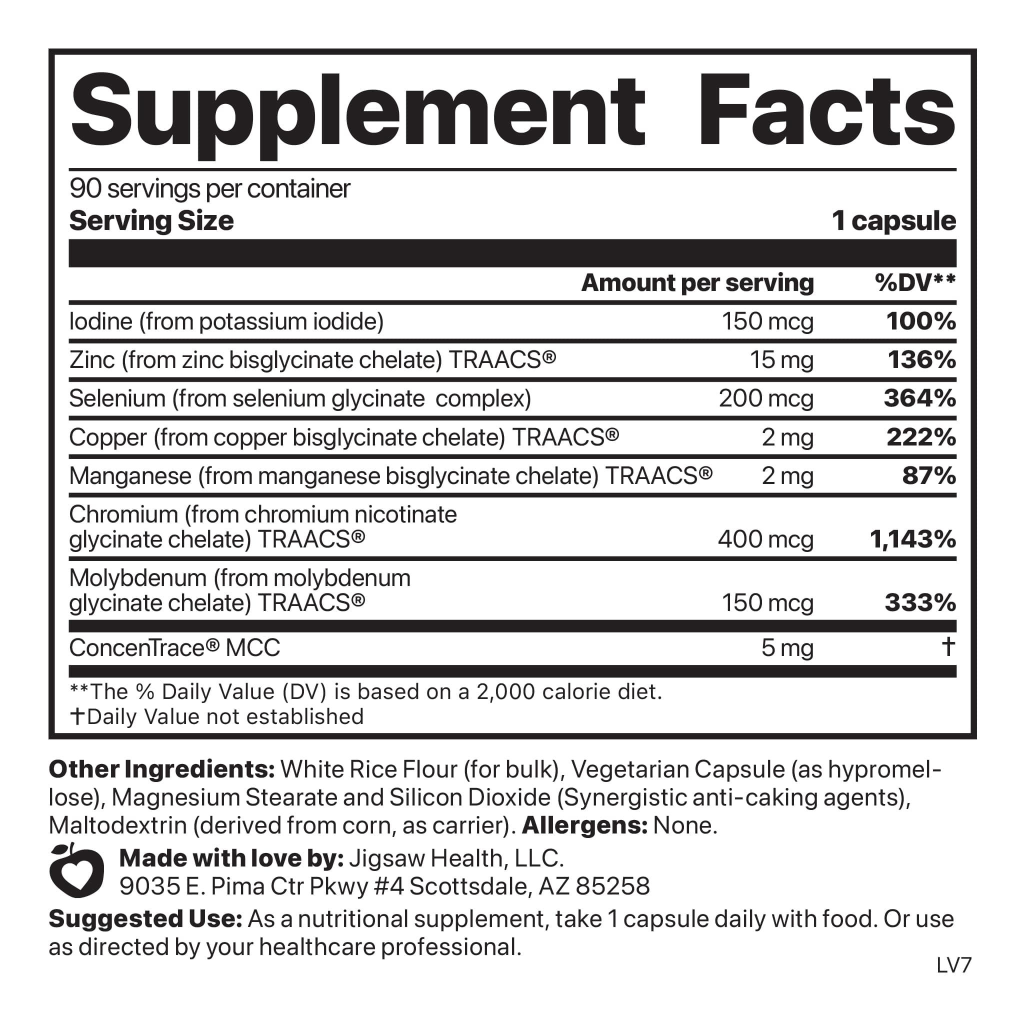 Supplement Facts image