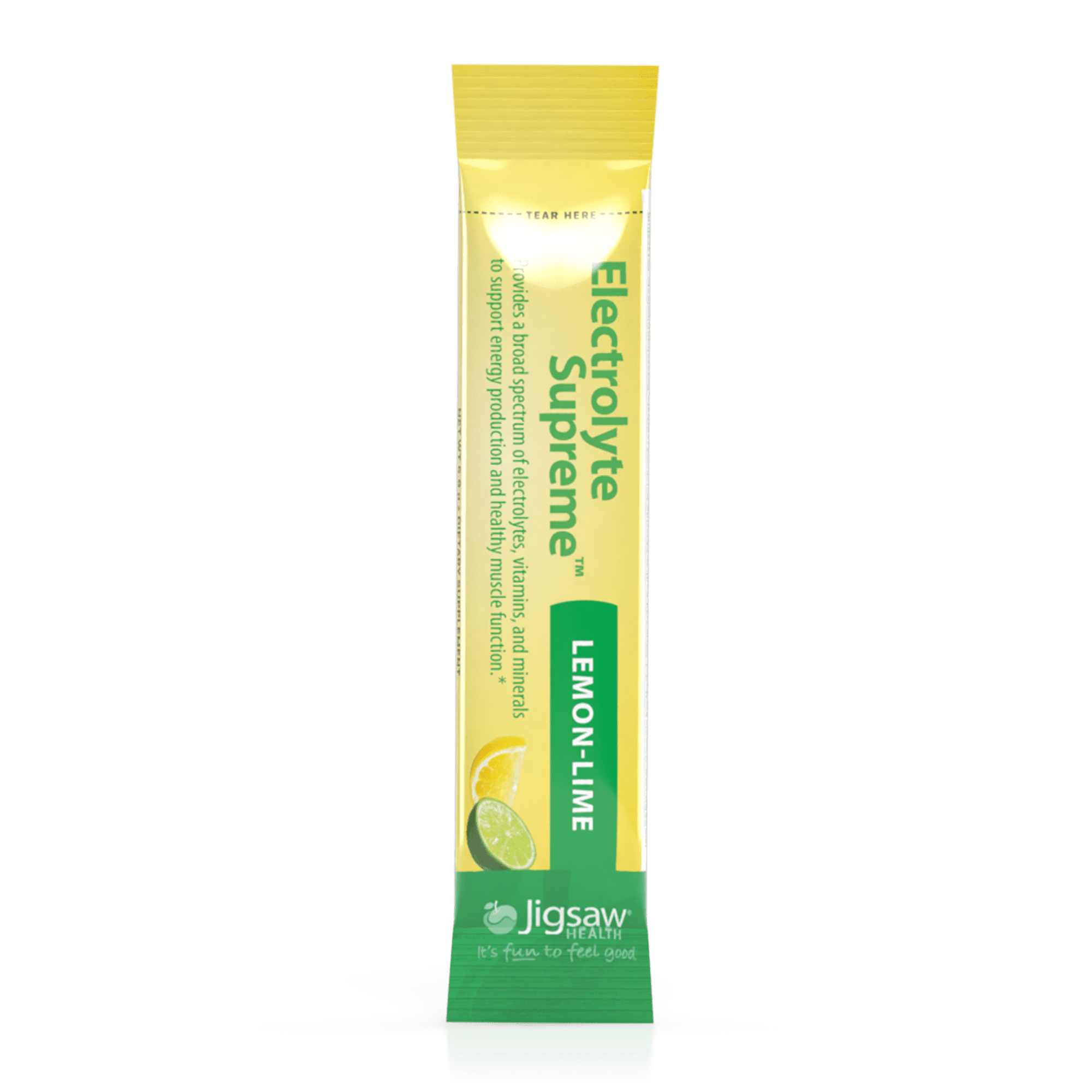 Product Slider Image for Jigsaw Electrolyte Supreme™ - Lemon-Lime (packets)