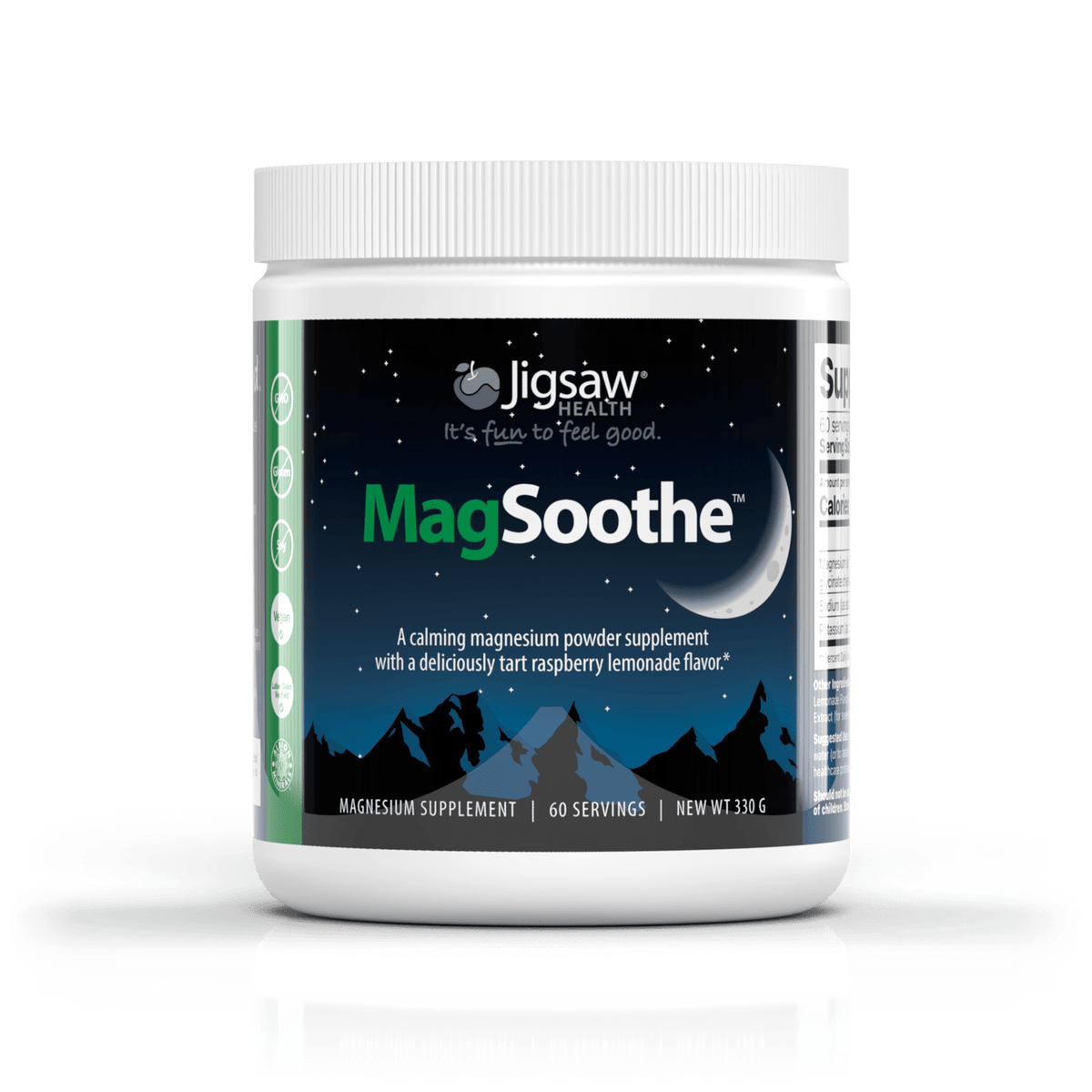 Jigsaw MagSoothe™ Magnesium Glycinate Calm Magnesium Supplement for